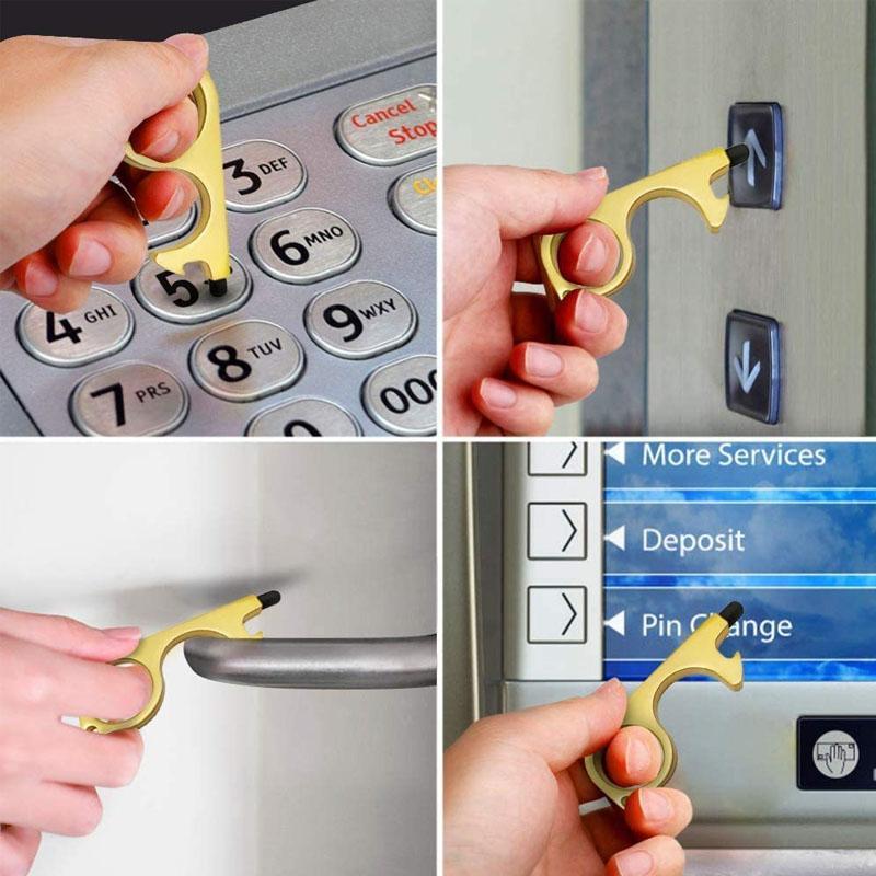 Bezskāriena durvju atvēršanas rīki ar atslēgu piekariņa piekariņu