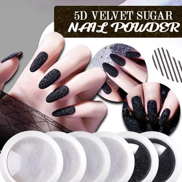 5D Velvet Sugar nagu pulveris
