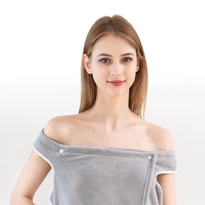 Sieviešu plīša peldmēteļi, kas ātri nožūst, valkājami no mikrošķiedras - Image 4