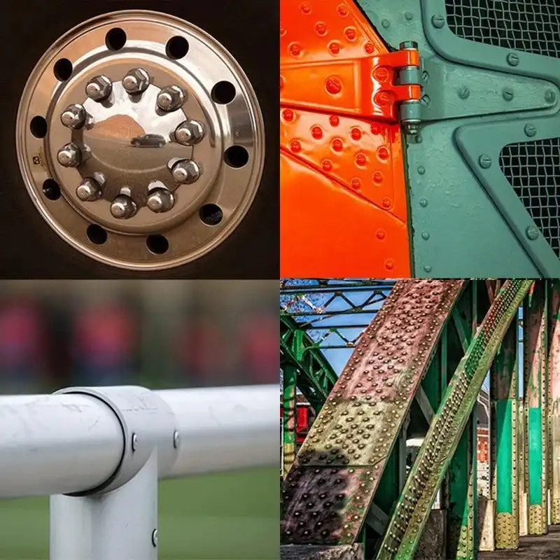 Profesionāls kniedes pistoles adaptera komplekts ar 4 gab. dažādām sprauslu skrūvēm - Image 4