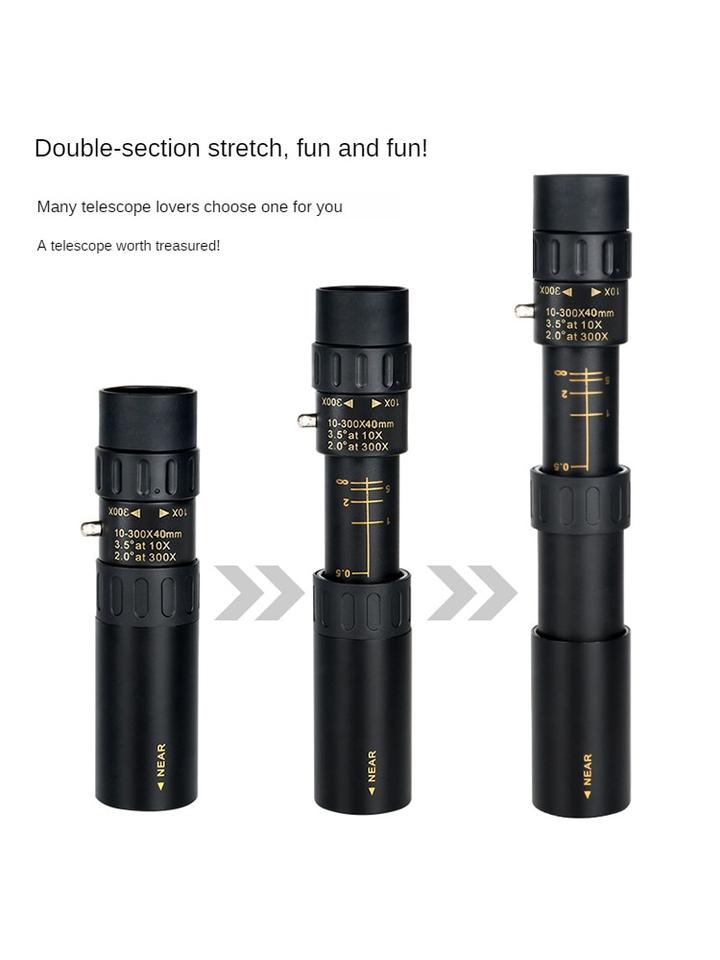 4K 10-300X40mm supertelefoto tālummaiņas monokulārais teleskops - Image 4