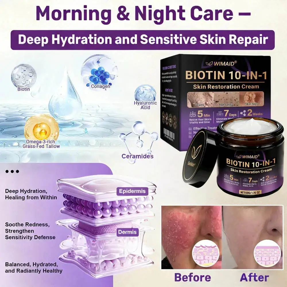 Biotīna 10-in-1 ādas atjaunošanas krēms